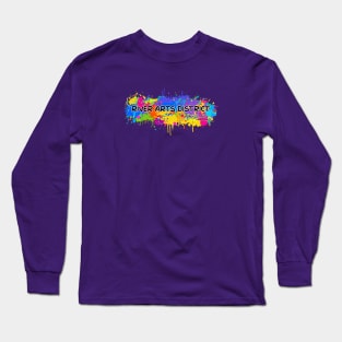 River Arts District - Asheville, NC - PurpleBG 17 Long Sleeve T-Shirt